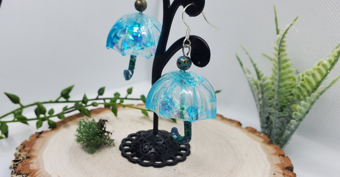 Cute Resin Umbrella Earrings