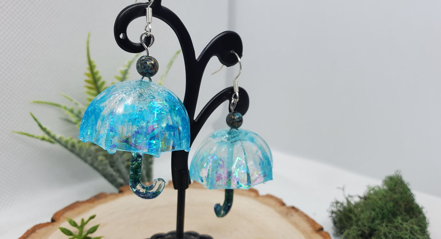 Cute Resin Umbrella Earrings