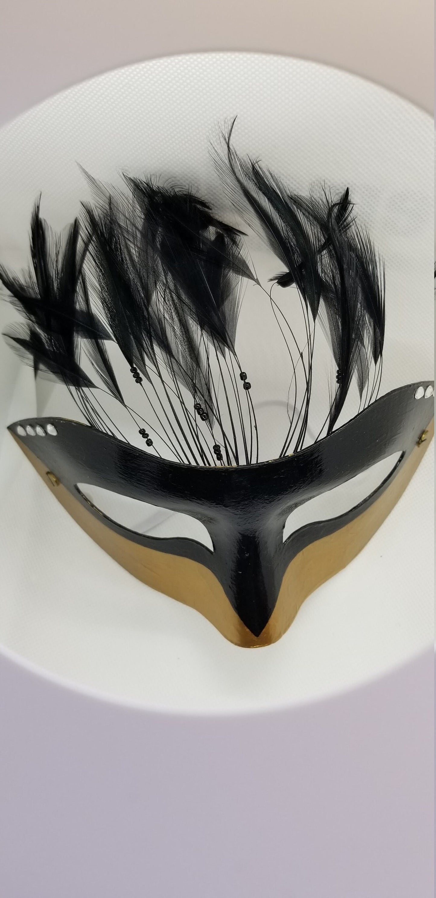 Black and Gold Venetian Mask