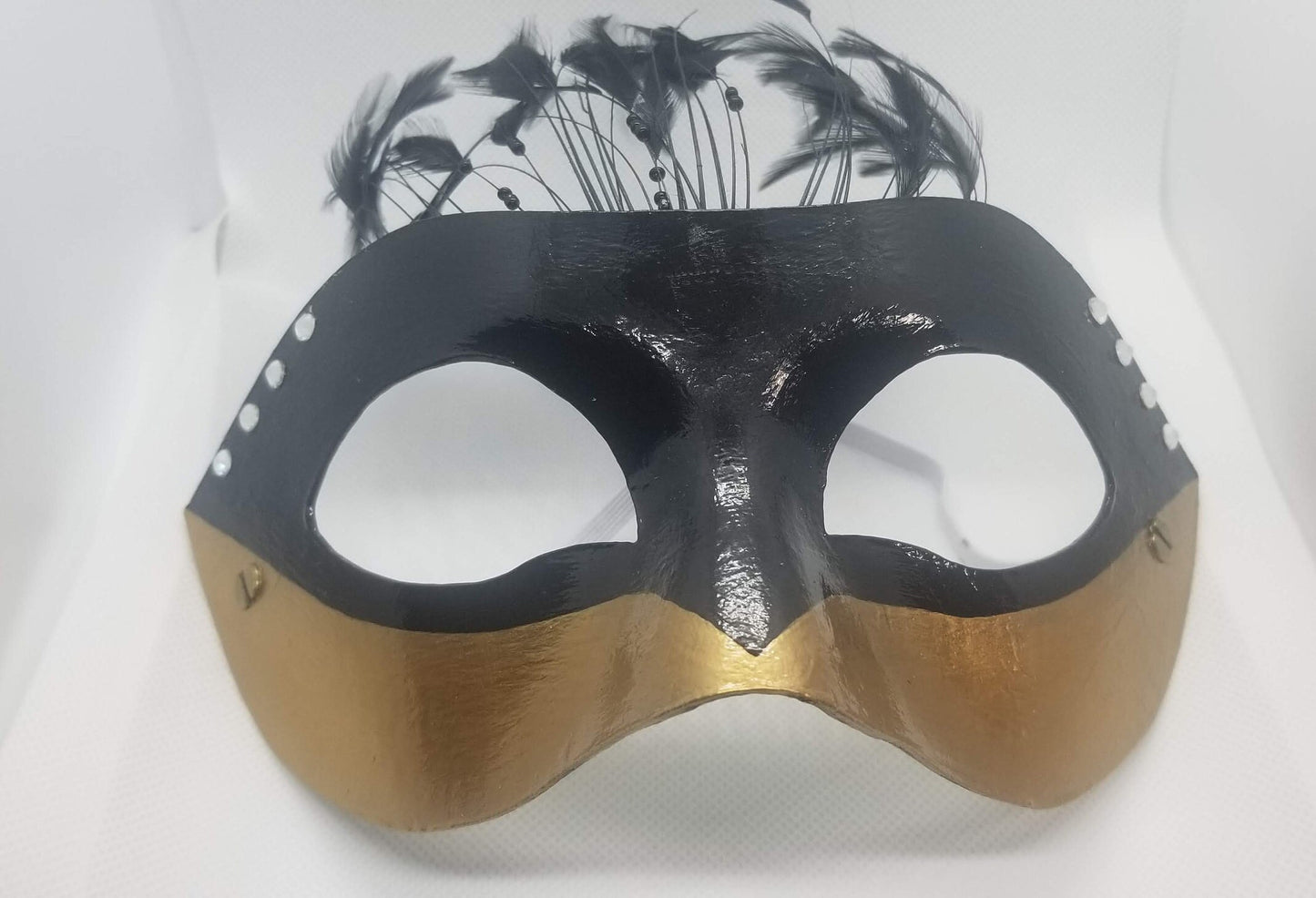 Black and Gold Venetian Mask