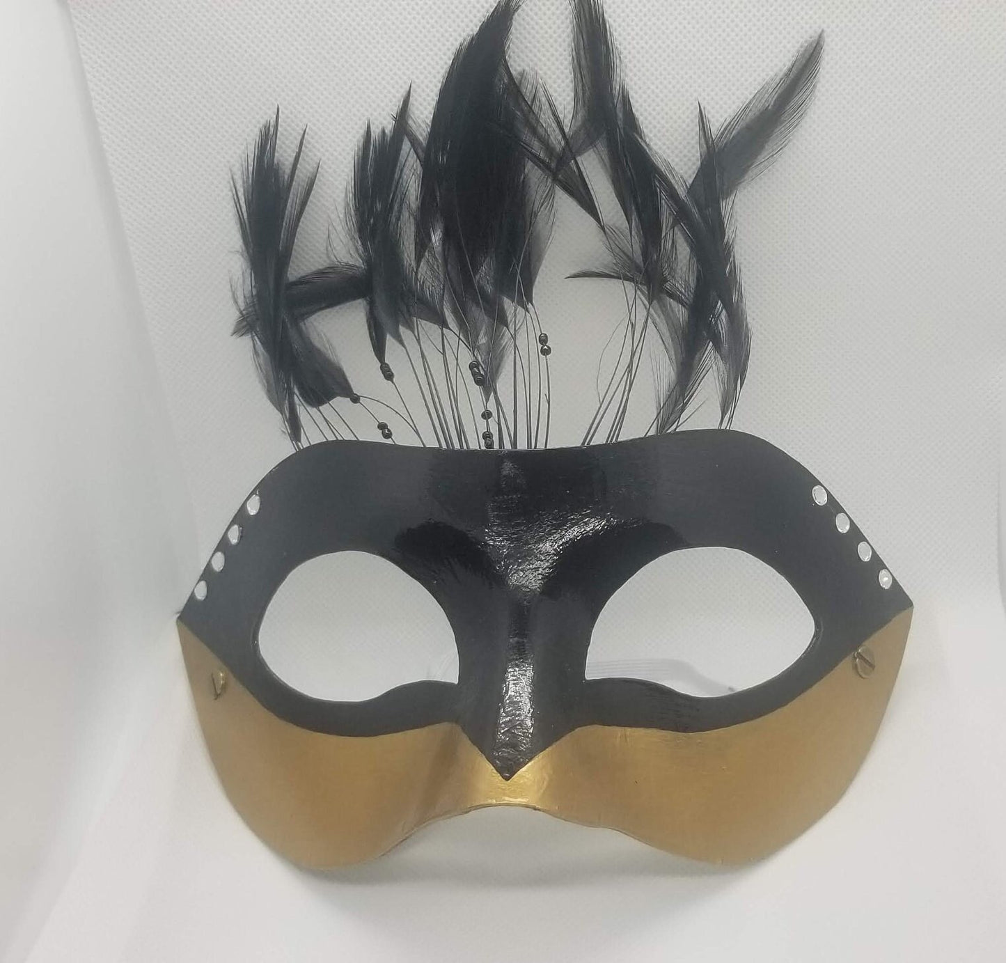 Black and Gold Venetian Mask