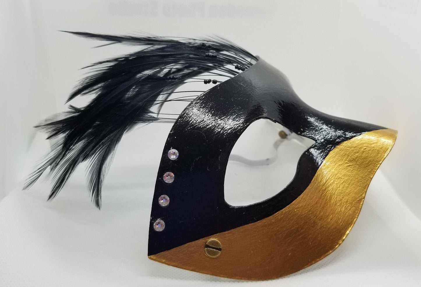 Black and Gold Venetian Mask