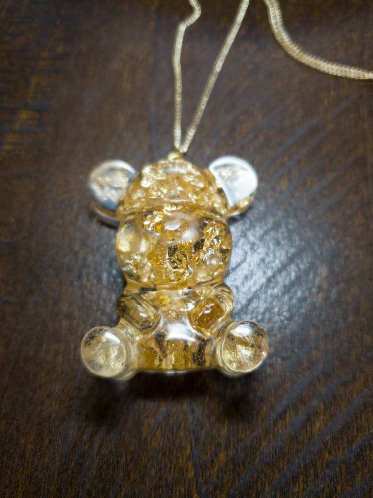 Golden Bear Necklace