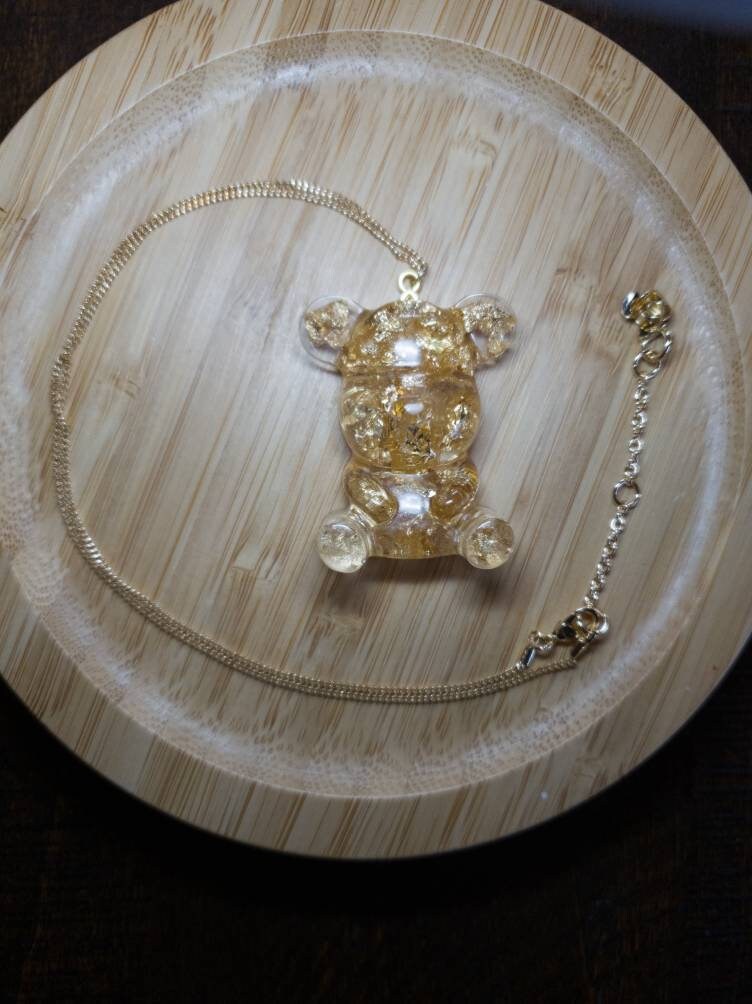 Golden Bear Necklace