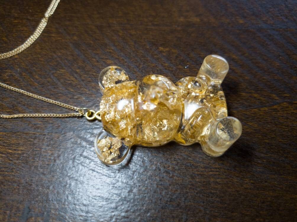 Golden Bear Necklace