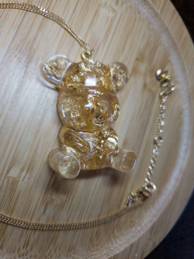 Golden Bear Necklace