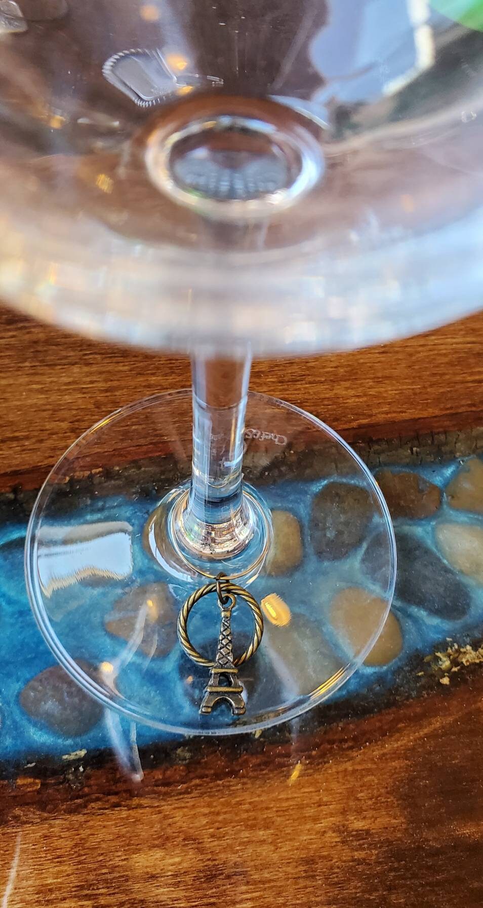 Travel Themed Wine Charms - set of 6